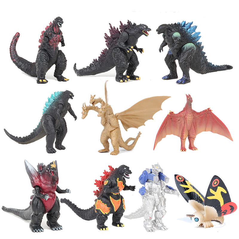 Model Kit In Era - 10pcs/set Movie Gojira Godzilla Pvc Figure
