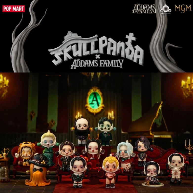 Model Kit Girls - POP MART SKULLPANDA Addams Family Series