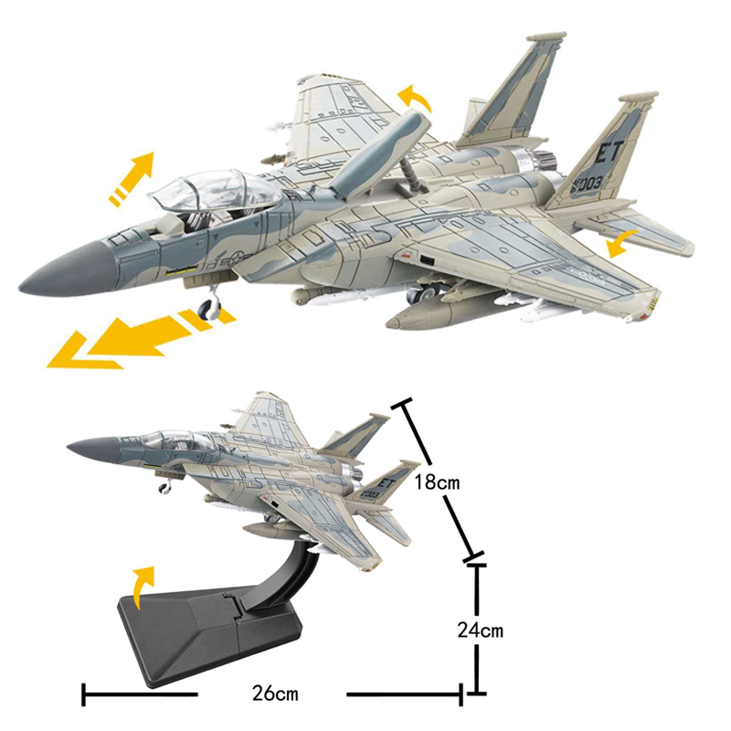 Model Kit Ikaruga - 1:72 F-15 Fighter Aircraft DIY Assembly