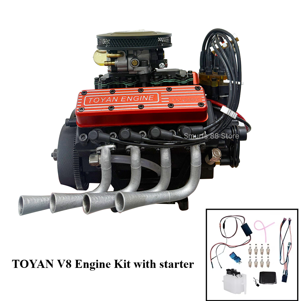 Model Kit V8 - TOYAN V8 Metal Engine Model DIY