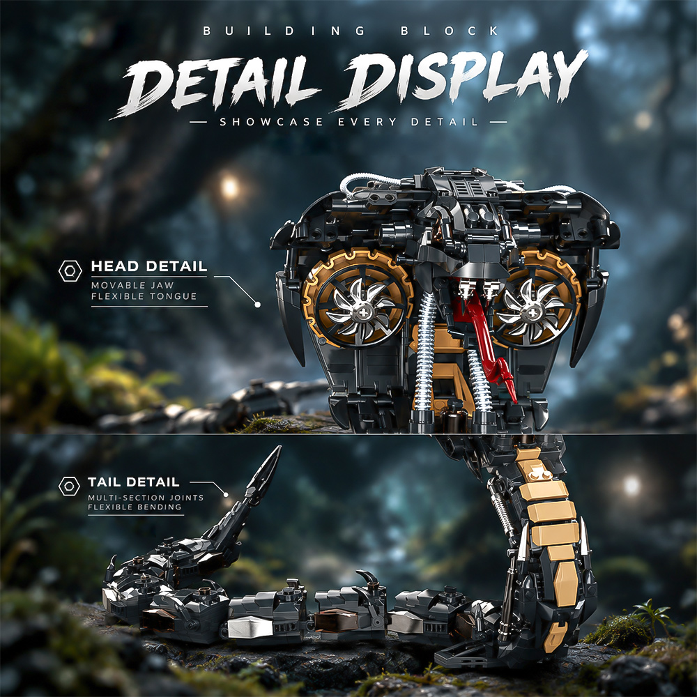 Mechanical Cobra Style Animal  - огляд і ціна Model Kit Ikaruga
