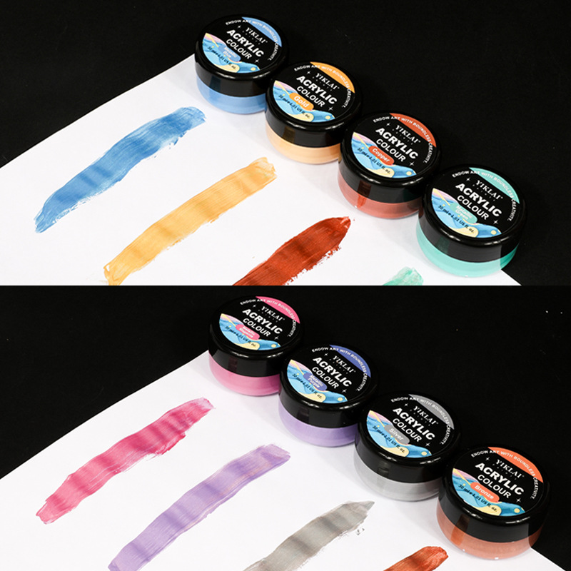 30ml 8 Color Metallic Gradient - огляд і ціна Metallic Paint Set