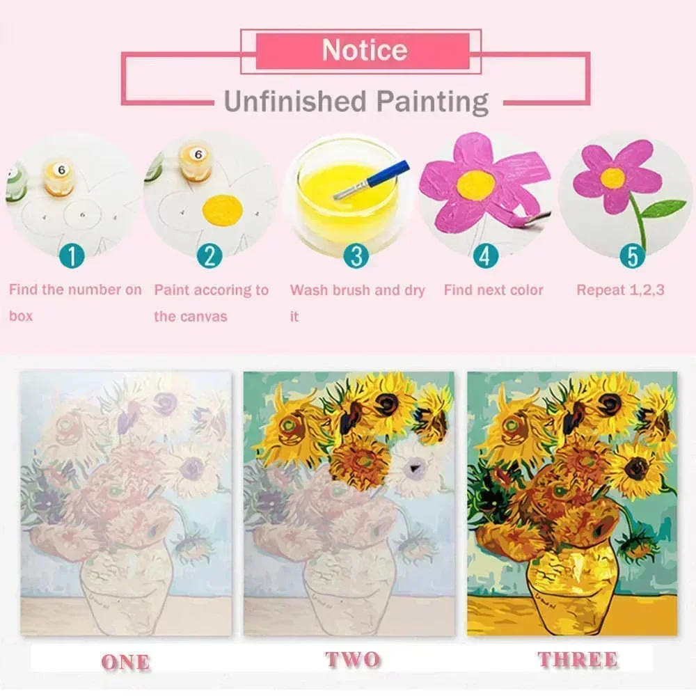 Paint By Numbers Swan Pattern  - огляд і ціна Metallic Paint Set