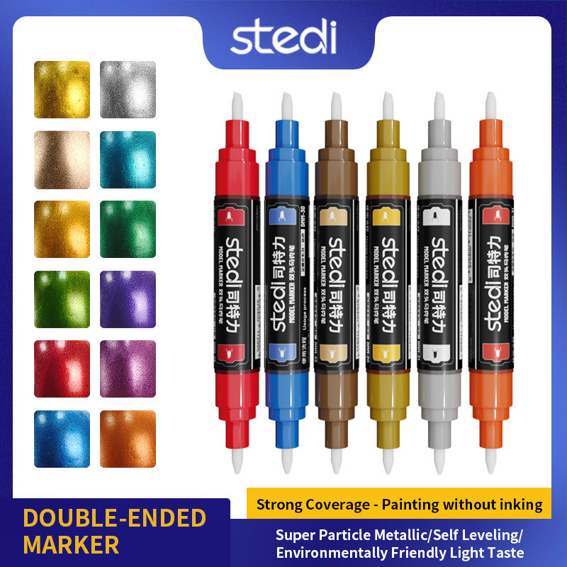 Stedi DMM-20~31 Dual Tips Colo - огляд і ціна Metallic Paint Set