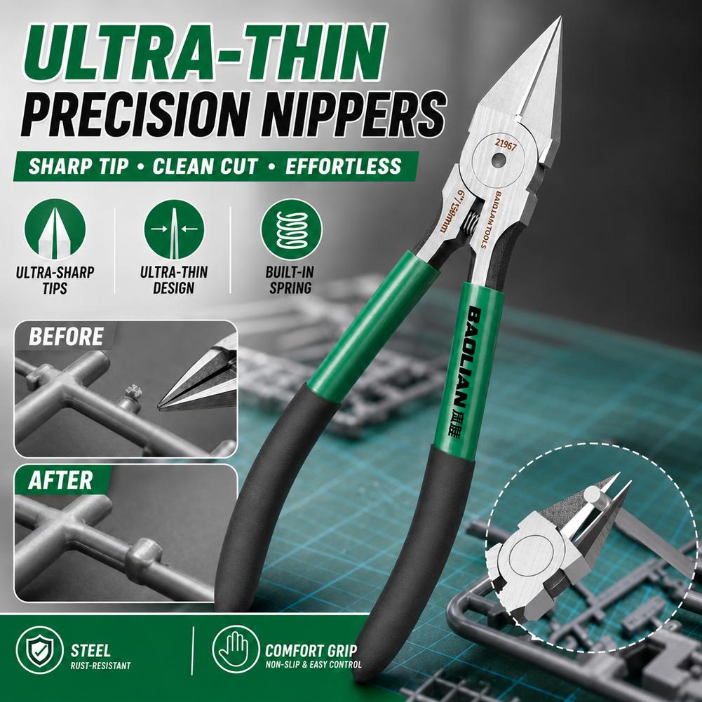 Ultra-Sharp Flush Cutter Plier - огляд і ціна Model Kit Nippers
