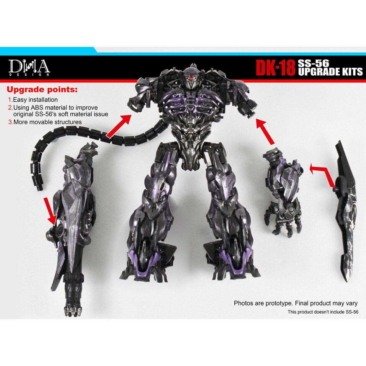 DNA Design DK-18 Exclusive Upg - огляд і ціна Model Kit Transformers