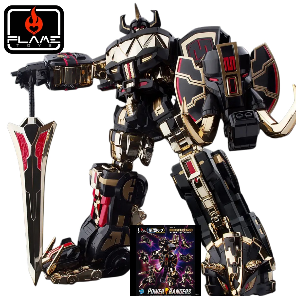 Flame Toys Furai Model Megazor - огляд і ціна Model Kit Megazord